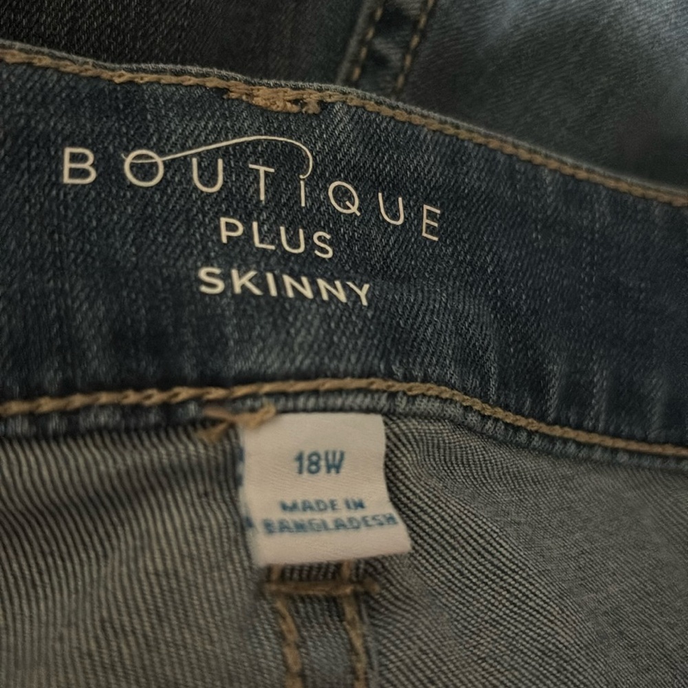 1X Boutique skinny long jeans NWOT